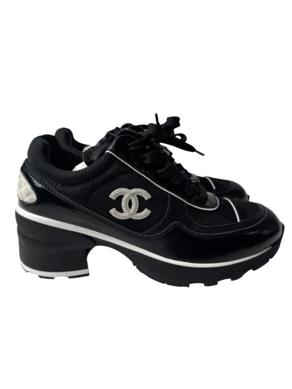 Chanel CC Logo Sneakers
